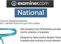 New accessory line PG Bracelet just debuted colorful collection of bracelets